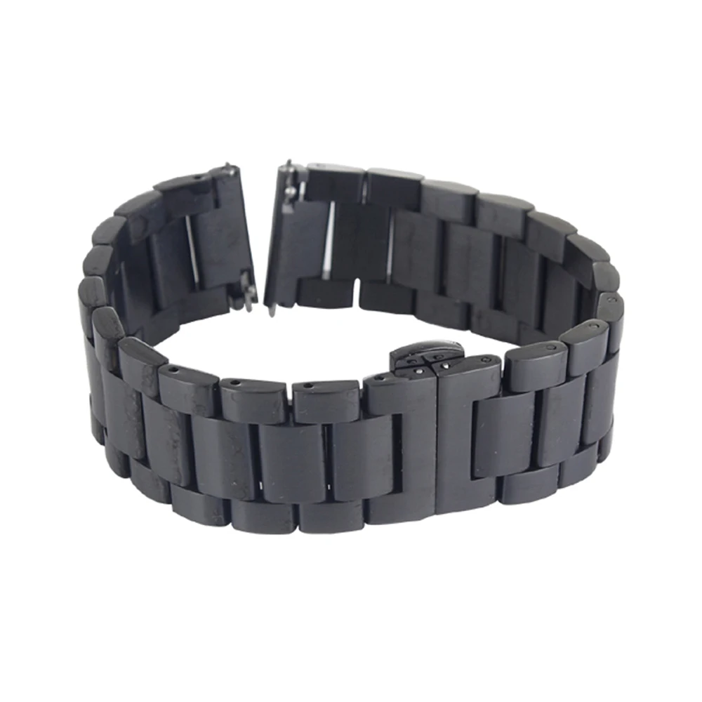 Браслет из нержавеющей стали с застежкой бабочкой для часов Moto 360 2nd Gen 46 мм 2015 LG G