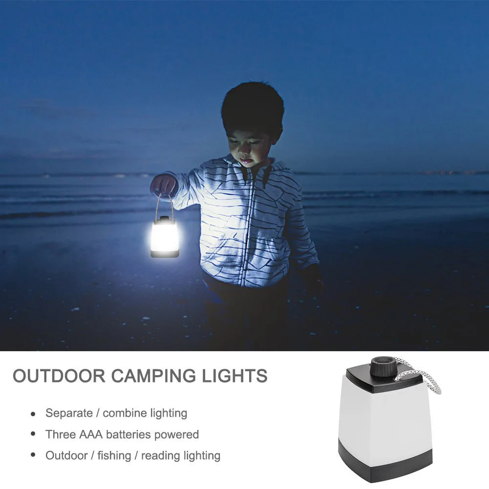 

Newest Portable COB LED Workshop Lamp Camping Lamp Lantern 2 in 1 Multifunction Torch Light @8 JD9