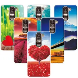 Пейзажи Роза чехлы для телефонов с принтом для LG G2 Mini d618 Футляр Пластик 4,7 "задняя крышка для LG G2 мини D620 D618 принципиально Капа
