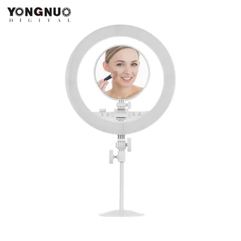 

YONGNUO YN208 PRO Ring Light 3200K-5500K Bi-Color LED Video Light Ringlight Beautify Fill light w/ Make-up Mirror Remote Control