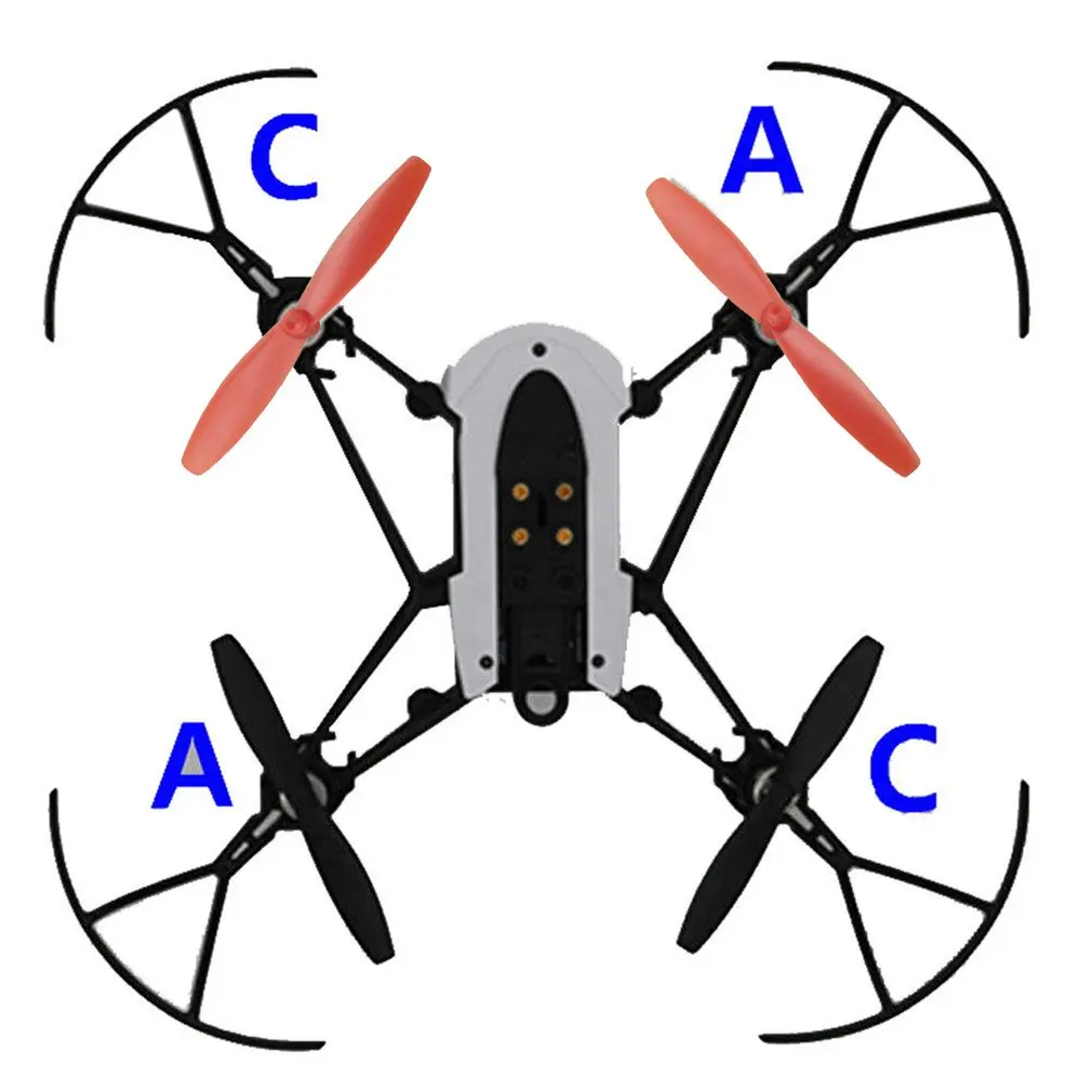 Один комплект RC Лопасти пропеллера мини Дроны для Parrot Mambo UAV части пропеллеры RC для мини дронов для Parrot Mambo UAV части