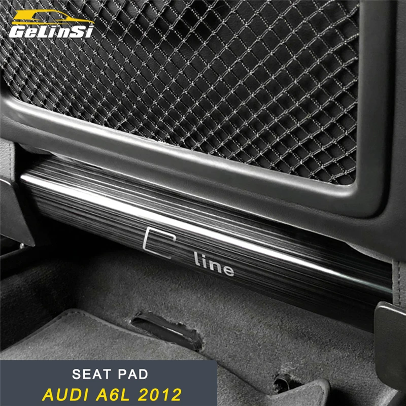 

GELINSI For Audi A6 C7 2011-2019 Car Care Seat Back Protector Cover Auto Anti-Kick Pad Trim Frame Sticker Interior Accessories