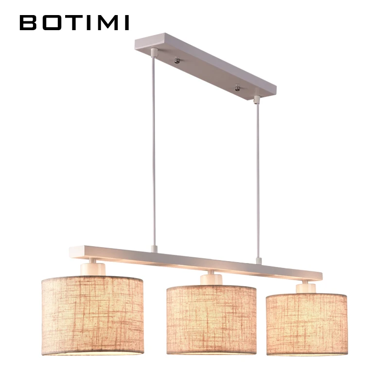 BOTIMI Lustre твердая деревянная люстра для железный абажур для гостиной светодиодный люстра освещение люстры Para Sala De Jantar домашняя лампа