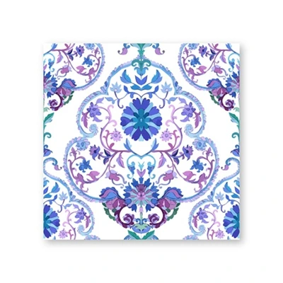 Акварельные Пейсли холодные цвета плакат и печать индийская настенная живопись на холсте персидская или Турецкая художественная картина домашний декор - Цвет: PH4658