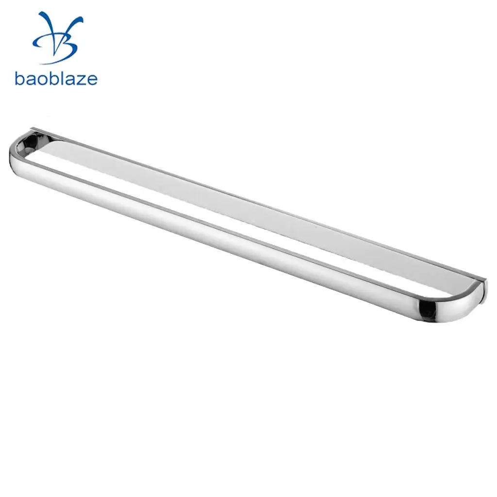 Wall Bathroom Full Copper Toilet Simple Towel Bar Towel Rack 57cm Chrome