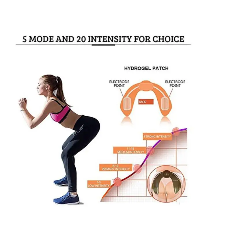  Battery Operated Hip Trainer Buttocks Lifting Machine Helps To Lift Shape and Firm the Butt Vibrati