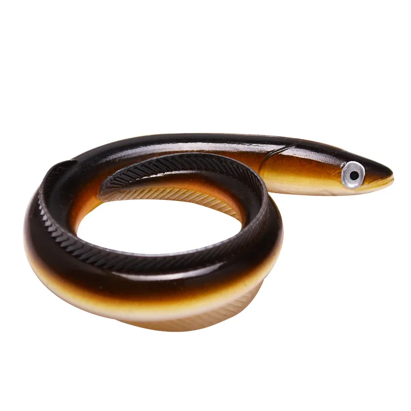 

30cm Soft Big Sea Eel Fishing lures 1pac 59g Artificial Crankbait Baits Lifelike Wobbler Lures