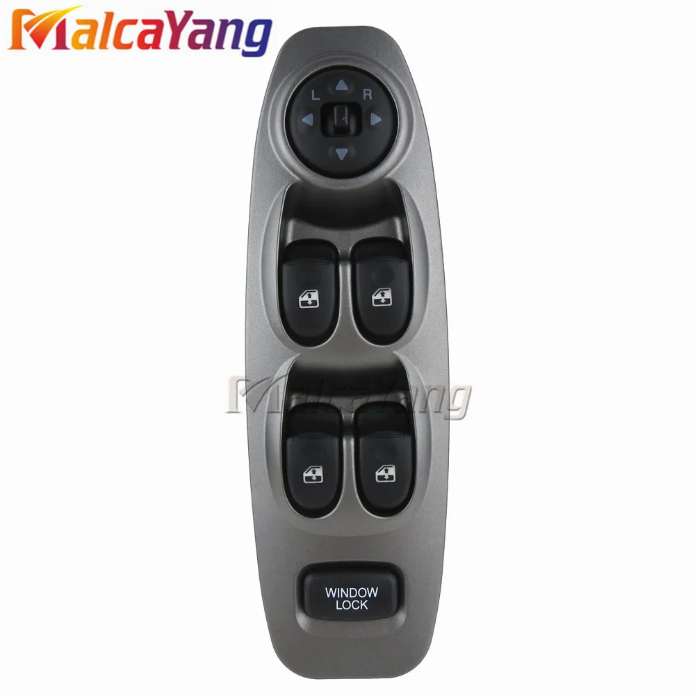 Grey Power Window Lifter Master Control Switch With Electric Button For