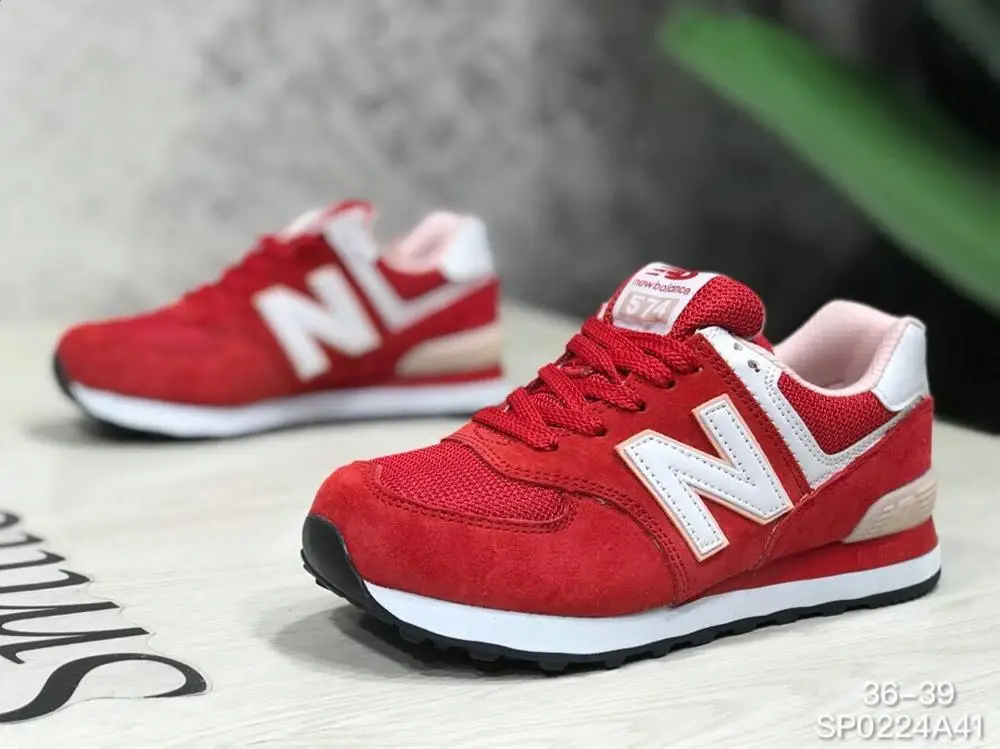 New Balance Top Pig Eight ретро кроссовки для бега женские, дышащие Wl574vdg уличная спортивная обувь кроссовки европейские размеры 36-39 - Цвет: 6