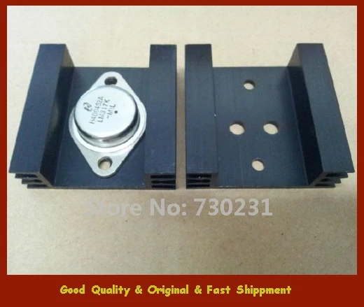 

Free Shipping 5Pcs TO3 Transistor Heat Sinks TO-3 Black Amuminum 45x45x14mm AK