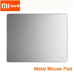 Новый 100% оригинал Xiaomi смарт-Мышь Pad металлическая Мышь Pad тонкий Алюминий тонкие коврики для компьютерной мыши Матовый для офиса