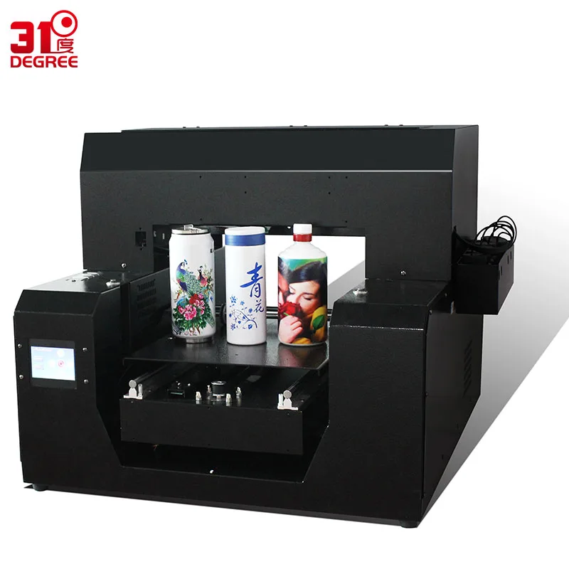  A3 UV With Cylinder Color Inkjet Printer Flatbed Printing Machine 3d Emboss Phone Case Metal/Wooden