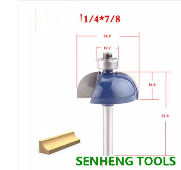 1 шт. 1/4*7/8 кожух с подшипником инструмент для бит инструменты обрезки