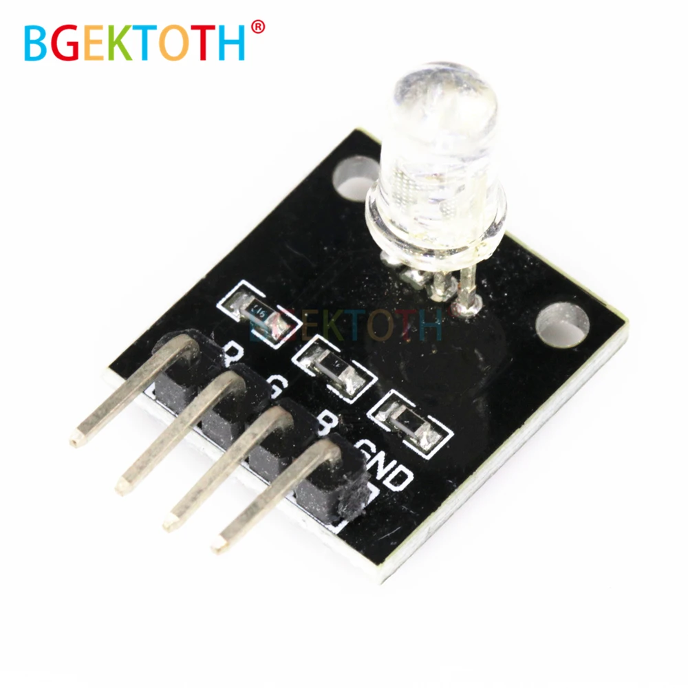 Модуль RGB 4 контакта 3 цвета для Arduno DIY стартовый комплект SUNLEPHANT KY016|Детали и