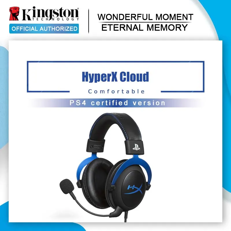 hyperx cloud gaming headset with microphone for playstation 4