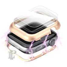 Магнитный чехол для apple watch, чехол для apple watch 5 4 3 44 мм/40 мм iwatch band 5 42 мм/38 мм, Защитное стекло для экрана