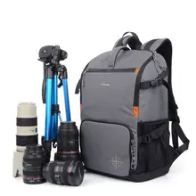 SINPAID Waterproof DSLR SLR Camera Backpack Photography Bag Cases Two Layers Design for Travel and Canon EOS Nikon Sony Olympus