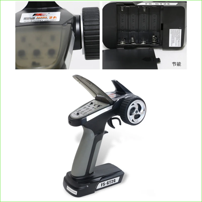 1pcs-Original-Flysky-FS-GT2E-AFHDS-Radio-System-Transmitter-3-Channels-2-4G-Gun-Control-Receiver (5)