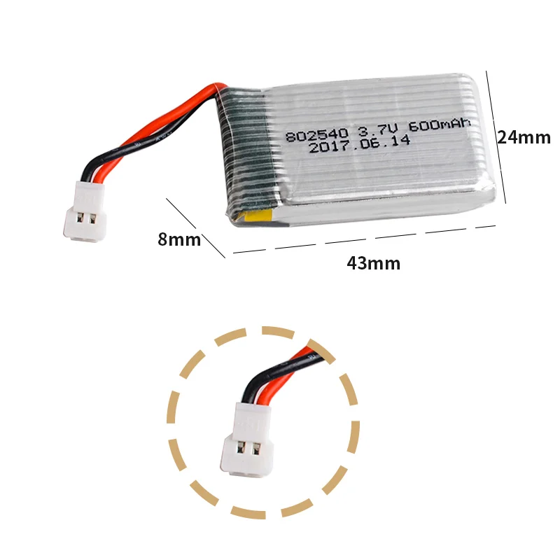 DXF Lipo батарея 3 7 v 600mAh 25C также для JXD523/JJRC H31/JJRC H43hw Drone Li Battery JJRC H31 + 5in1 зарядное