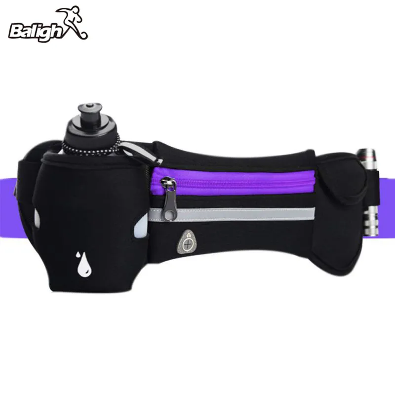 

Men Women Portable Running Hydration Belt Reflective Running Water Belt Waist Pack Outdoor Multifunction running Bags