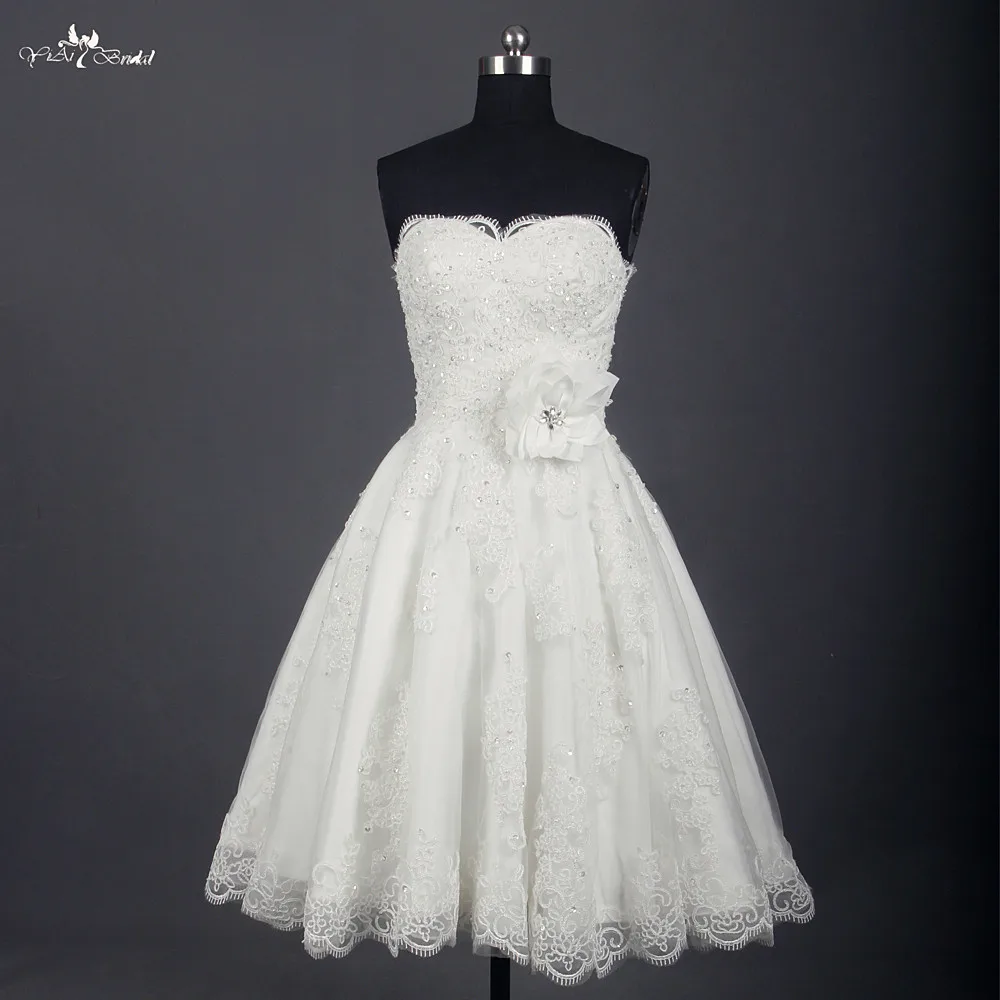 Vintage Knee Length Wedding Dresses 6