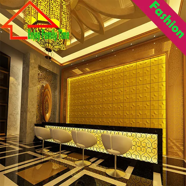 fashion wall sticker home decorative waterproof pvc 3d wall boards