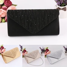 Новые модные дизайн женская Diamonte конверт клатч сумка кошелек Свадебный выпуск цепи сумки
