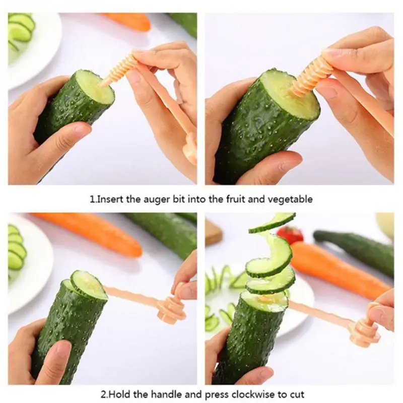 Морковь спираль слайсер кухонный, для овощей ажурные модели картофеля резак кухонные принадлежности гаджеты для дома спиральный измельчитель нож
