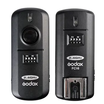 

Godox FC-16 Wireless 2.4GHz 16 Channels Shutter Release Flash Trigger for Nikon D5100 D90 D7000 D7100 D5200 D3100 D3200 Cameras