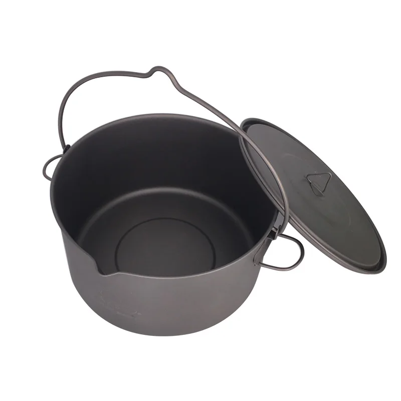 TOAKS al aire libre utensilios Camping Picnic colgar olla ultraligero de titanio olla 1600 ml o 2000 ml