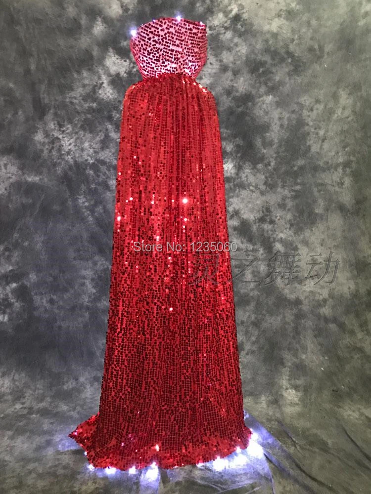 Free-shipping-high-quality-LED-luminous-clothing-cloak-bar-night-shop-stage-props-lady-luminous-Crown (1)
