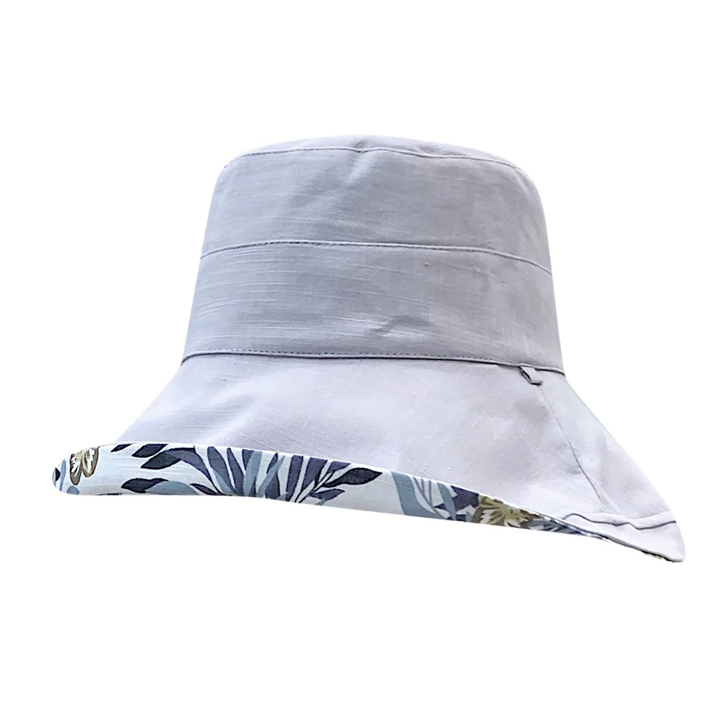 Однотонные, стиль Харадзюку Панама женская Повседневная Уличная пляжная шляпа от солнца черная желтая модная Панама с двух сторон одежда для рыбалки Рыбацкая шляпа