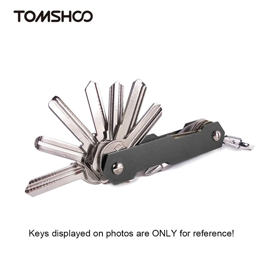 

Key Holder Hard Aluminum Alloy Key Organizer Outdoor Travel Kits EDC Tool Keybone Folder Keychain Key Bar Holder Clip