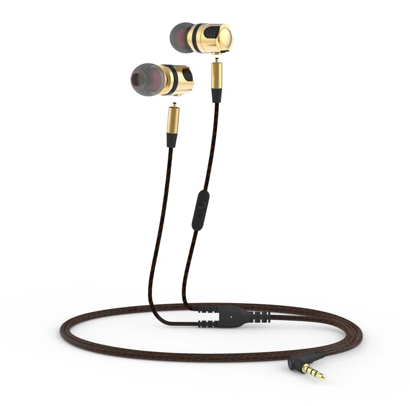 X46M Waterproof Metal In Ear Headphone with Mic