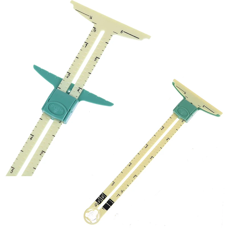 1PC 5 in 1 Multi functional Sliding Gauge With Measuring Sewing Tool