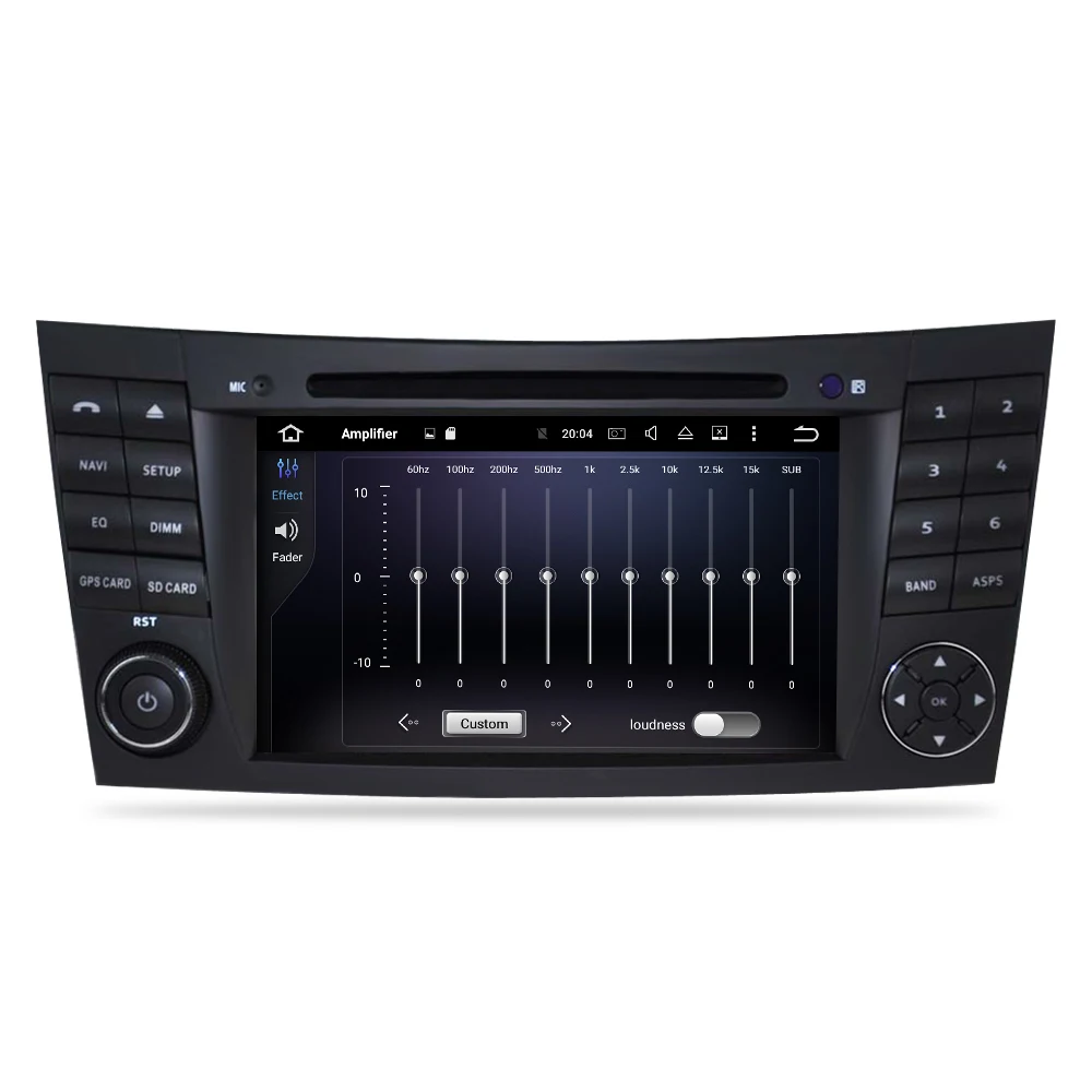 Discount 4G RAM Android 9.0 Car DVD Stereo Multimedia Headunit For Mercedes Benz/w211/e200/e300/e3 Auto Radio GPS Navigation Video Audio 2