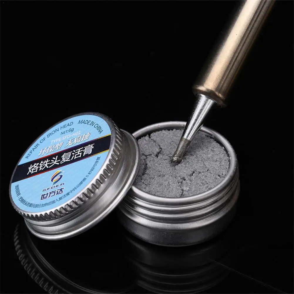 

Electrical Soldering Iron Tip Refresher solder Cream for Oxide Solder Iron Tip Head Resurrection Soldering Iron Tip Clean Paste