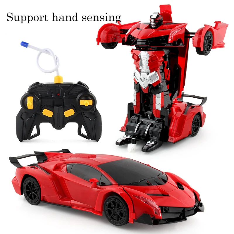 

2In1 RC Car Sports Car Transformation Robots Models Remote Control Deformation Car RC Fighting Toy Kids Children's Birthday Gift