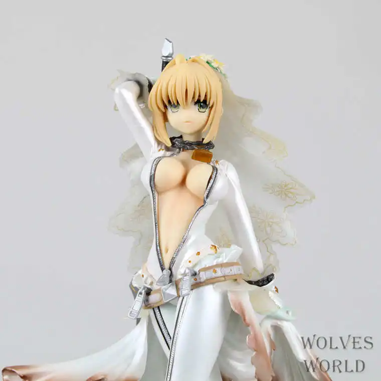 Аниме fate/Ночная фигурка figma Nero свадебное платье саблей украшение ПВХ Коллекция
