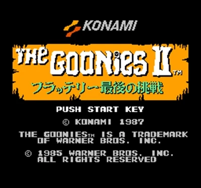 Goonies 2-Furatterii Saigo No Chousen Region Free 60 Pin 8Bit игровая карта для игроков | Электроника
