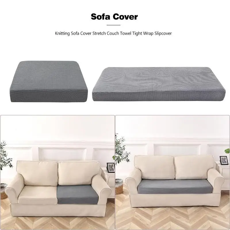 Slipcovers диван Чехол Съемный чехол для дивана серый желтовато-коричневый бежевый эластичный диван плотно Обёрточная бумага чехол один, два