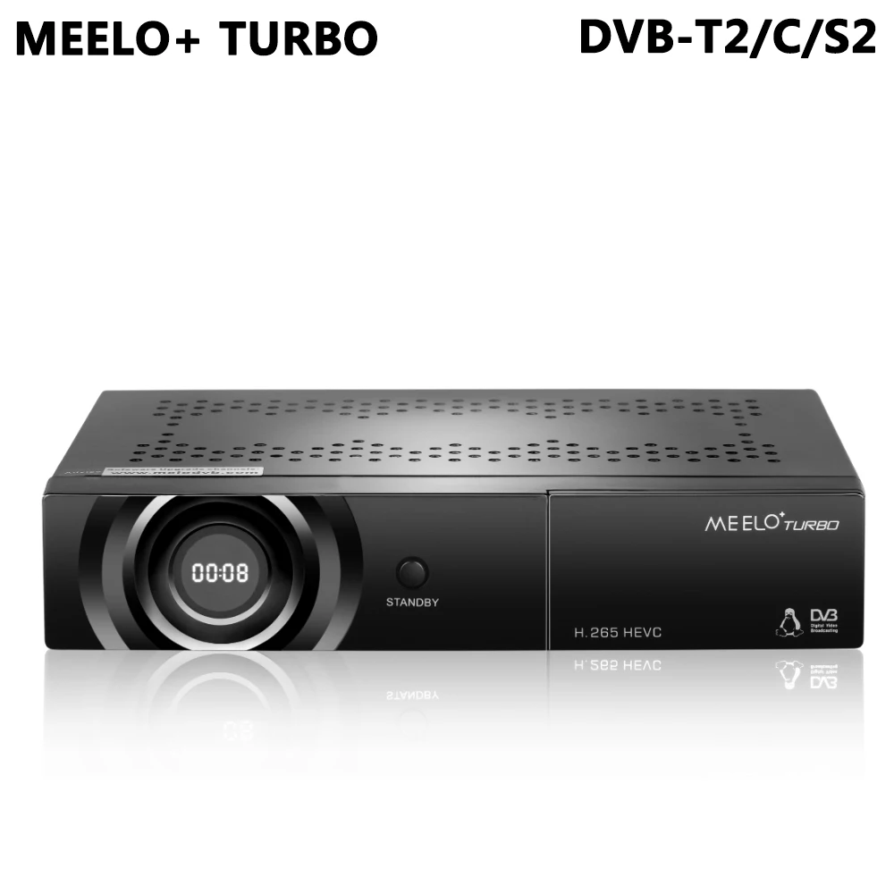 MEELO + турбо DVB-T2 DVB-C DVB-S2 спутниковый ресивер Linux 7 сегмент-4 знака после запятой