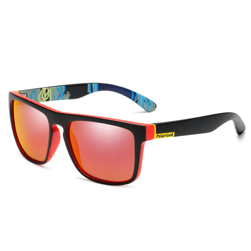 Мужские поляризованные солнцезащитные очки, классический фирменный дизайн, солнцезащитные очки для вождения, для мужчин, квадратные солнцезащитные очки, Ретро стиль, UV400, затемненные очки