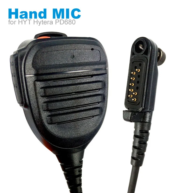 Динамик микрофон Микрофон для HYT Hytera PD600 PD602 PD605 PD662 PD665 PD680 PD682 PD685 X1p X1e Walkie Talkie двухстороннее радио