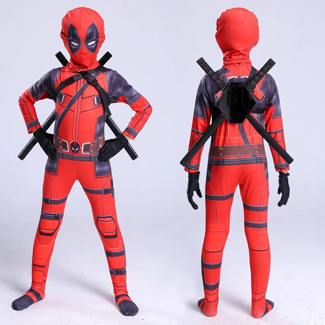 high quality superhero deadpool costume adult halloween