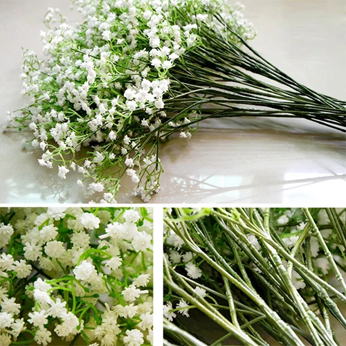 Fashion 1 Pc Artificial Babysbreath Gypsophila Silk Flower Party Wedding DIY Home Decor Artificial & Dried Flowers DIY Decoratio