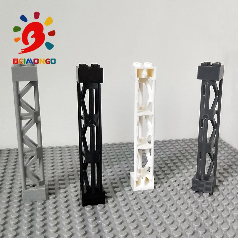 Бесплатная доставка! BEIMONGO Конструкторы MOC решетчатая башня 2x2x10 Вт/Крест столб 10