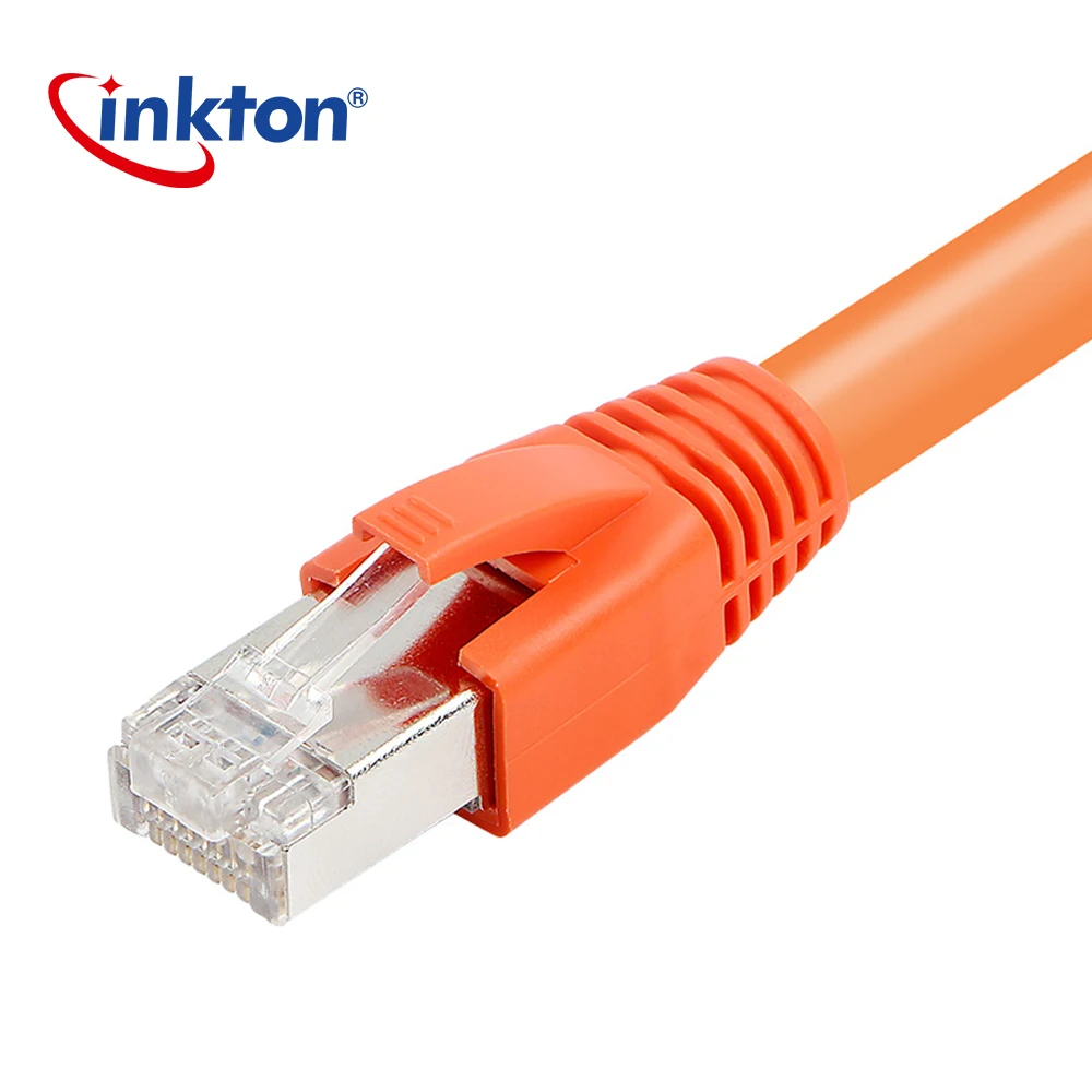 Inkton 50/100 шт. Разъем загрузки шапки Cat7 RJ45 Conector пыли кабель Ethernet оранжевый Разъем загрузки для сетевых разъемов крышка 8 мм