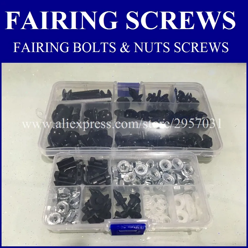 Black silver fairing bolts &amp nuts screws kit fit for HONDA CBR600 RR F2 F3 F4 F4i 1991 -2007 CBR600F2 CBR600F3 CBR600F4 | Автомобили и