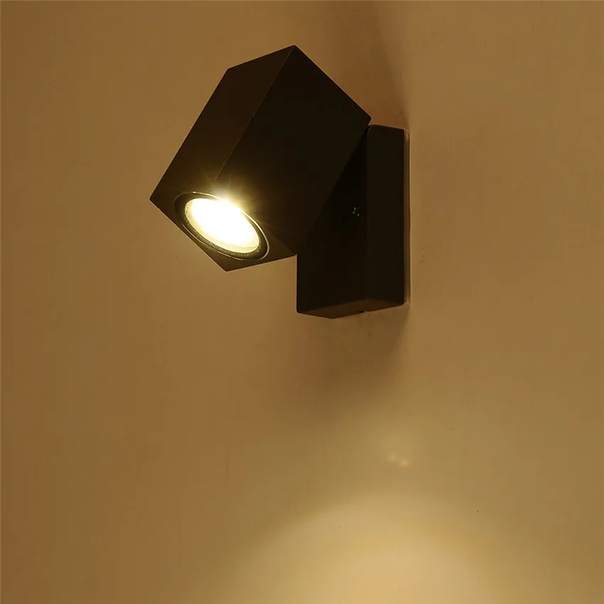 Открытый Водонепроницаемый настенный светильник IP65 5 Вт светодиодный настенный светильник Открытый украшения Спальня рядом с лампа коридор освещение сада NR-28